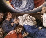 GOES, Hugo van der The Death of the Virgin (detail) Spain oil painting artist